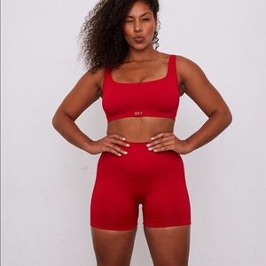 Set Active OG Red Bike Shorts